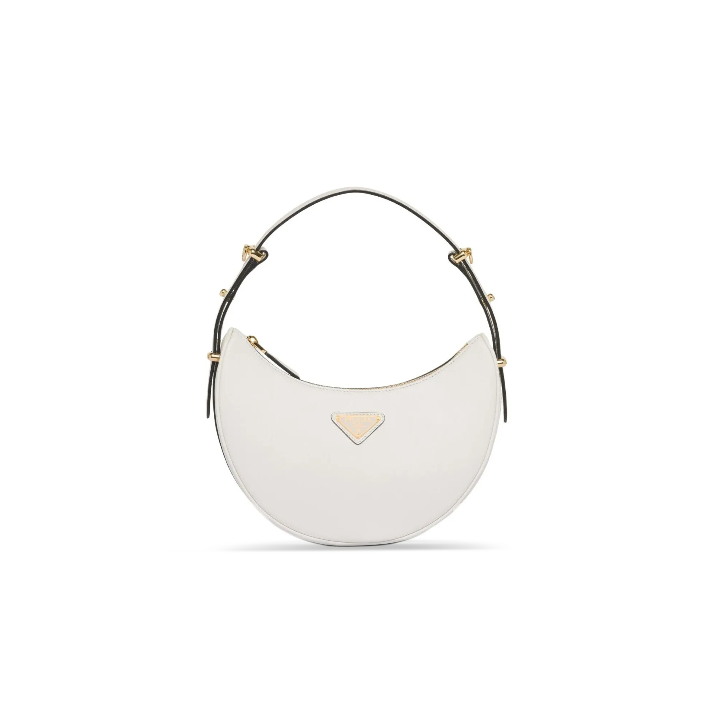 Pra*a arque leather shoulder bag 1bc194 (22*18*6cm)